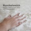 Hochflor Teppich für Wohnzimmer Schlafzimmer - 120x60cm - Flauschiger Fellteppich Shaggy Modern Extra weich Kunstfell - Fell Imitat offwhite 60x120cm Bild 3