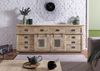 Sideboard Mango 220x45x90 whitewash lackiert RAILWAY #392 Bild 3