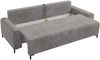 AX LIVING 3 sitziges Sofa Carrari Sofa Grau mit Schlaffunktion 238 cm Bild 3