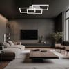 LED Deckenleuchte, dimmbar, Aluminium, silber, L 54 cm Bild 5
