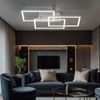 LED Deckenleuchte, dimmbar, Aluminium, silber, L 54 cm Bild 2