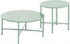 Vente-unique - NIKAO Gartensitzgruppe MetallHarz Grün - B 77 cm70 cm73 cm x H 75 cm45,5 cm76 cm x L 147 cm70 cm69 cm Bild 5