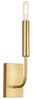 Wandlampe, Stahl Poliertes Brüniertes Messing, H 35,9 cm Bild 5