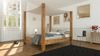 Himmelbett 180x200 cm Massivholzbett inkl. Himmel Akazie BELLA 60311300 Bild 5