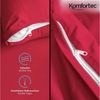 Komfortec Bettwäsche Premium, 135x200 bis 220x240 cm, 6 verschiedene Größen zur Auswahl, gebürstet 100% Mikrofaser, 4 teilig, Superweiches Bettwäsche-Set, Knitterfrei, Atmungsaktiv Bild 4