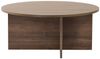Elegant Walnut Coffee Table, 90 x 90 x 40 cm | 100% Melamine Coated Particle Board, 18 mm Thick | Stylish & Functional for Modern Living Spaces Bild 5