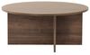 Elegant Walnut Coffee Table, 90 x 90 x 40 cm | 100% Melamine Coated Particle Board, 18 mm Thick | Stylish & Functional for Modern Living Spaces Bild 4