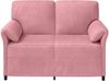 vidaXL 2-Sitzer Sofa Rosa 138 x 83 x 95 cm Samt 42033943 Bild 3
