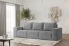 Sofaset Designersofa ESTELLE 3-2-1 mit Schlaffunktion Stoff Abriamo Grau Bild 4