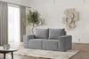 Sofaset Designersofa ESTELLE 3-2-1 mit Schlaffunktion Stoff Abriamo Grau Bild 3