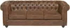 Vente-unique - Sofa 3-Sitzer - Microfaser - Vintage-Look - CHESTERFIELD Bild 2
