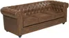 Vente-unique - Sofa 3-Sitzer - Microfaser - Vintage-Look - CHESTERFIELD Bild 3