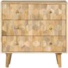 vidaXL Schubladenschrank 70x35x70 cm Massivholz Mango 358184 Bild 3