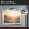 Paulmann 95558 LED Bilderleuchte Bento 3000K 500x120 mm 10W Alu gebürstet Bild 2