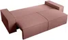 Vente-unique - AMELIA Sofa Stoff Rot - B 102 cm x H 85 cm x L 257 cm Bild 4
