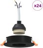 vidaXL Spotlight 24 pcs Schwarz 9 x 9 x 2 cm Aluminium 4108145 Bild 4
