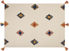 Kuscheldecke MUNGER Baumwolle 130 x 180 cm Beige Bild 4