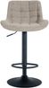 CLP 2er Set Barhocker Tover 360° drehbar und in der Höhe verstellbar,taupe Stoff Bild 3