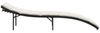 vidaXL Sonnenliege mit Kissen Schwarz 55x199x50 cm Poly Rattan 368245 Bild 5