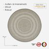 DomDeco Teppich In- & Outdoor Teppich Rund Roundabout, Ø120 cm Bild 2
