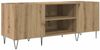 vidaXL Schallplattenschrank mit Regal Artisan-Eiche 121 x 38 x 48 cm 881790 Bild 2
