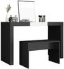 vidaXL Schminkhocker Schwarz 70x35x45 cm Holzwerkstoff 802814 Bild 4