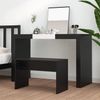 vidaXL Schminkhocker Schwarz 70x35x45 cm Holzwerkstoff 802814 Bild 3