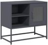 vidaXL TV-Schrank Anthrazit 68x39x60,5 cm Stahl 853388 Bild 2
