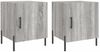 vidaXL Nachttische 2 Stk. Grau Sonoma 40x40x50 cm Holzwerkstoff 827593 Bild 2