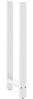 vidaXL Bartischbeine Weiß 2 Stk. 40x(110-111) cm Stahl 4013349 Bild 4