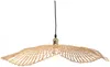 Vente-unique - JURUA Hängelampe Kronleuchter und Deckenlampe Holz, Platte Beige - B 80 cm x H 120 cm x L 80 cm Bild 2