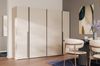 Dreh-/Schwebetürenschrank >NARAGO< 2 Innenschübe, sandfarbig - 270,3x210,5x61,2cm (BxHxT) Bild 2
