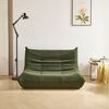 HAUSS SPOLE Sitzsack 2-Sitzer Lazy-Sofa aus Teddy-Samt, modernes Design, Wohnzimmer grün (1 St), Relaxsessel Polstermöbel Bild 3