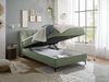 Boxbett >ATLANTIS 6< 120x200 cm Liegefläche, Bezug olive - 125x102x240cm (BxHxT) Bild 3
