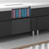 Boxspringbett Sunny Plus 180x200 cm Webstoff Anthrazit mit Topper-Optik Bild 3