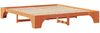 vidaXL Bettrahmen Wachsbraun 180 x 200 cm Massives Kiefernholz 872937 Bild 4