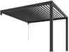 Vente-unique - SERADO Terrassenüberdachung MetallMetall Grau - B 308 cm x H 220 cm x L 304 cm Bild 4