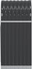 vidaXL Holzkorb Anthrazit 40x45x100 cm Verzinkter Stahl 364557 Bild 5
