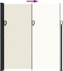 vidaXL Seitenmarkise Ausziehbar Creme 220x300 cm 4004370 Bild 5