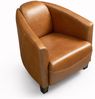 Clubsessel Rocket Vintage Leder "Columbia-Brown" Bild 2