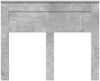 Kopfteil, Bettkopfteil, Minimalistisch Beton Grau Holzwerkstoff Bild 4