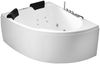 Langeck Whirlpool Royal 160x125 links Made in Germany 21 Düsen mit Armatur : Mit Armaturen Bild 2