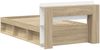 vidaXL Bettgestell mit Stauraum Sonoma-Eiche 90 x 190 cm Holzwerkstoff 3433333 Bild 5