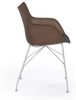 Sessel Q/Wood Sitzschale Holz, Gestell Chrom Bild 3