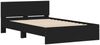 vidaXL Bettgestell mit Kopfteil Schwarz 120x200 cm 3207491 Bild 4