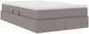 vidaXL Aufbewahrungsbett mit Matratze Taupe 120 x 200 cm Polyester 3370221 Bild 5