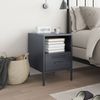 vidaXL Nachttisch Anthrazit 36x39x50,5 cm Stahl 843058 Bild 3