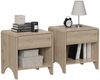 Nachttisch Oaki Eiche 2er Set Vicco Bild 5