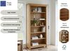 OTTO home Bücherregal Rauna, aus massiver Kiefer, Breite 96 cm, FSC® zertifiziert Bild 3
