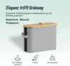 Relaxdays Toilettenpapier Aufbewahrung 12 Rollen Bild 3